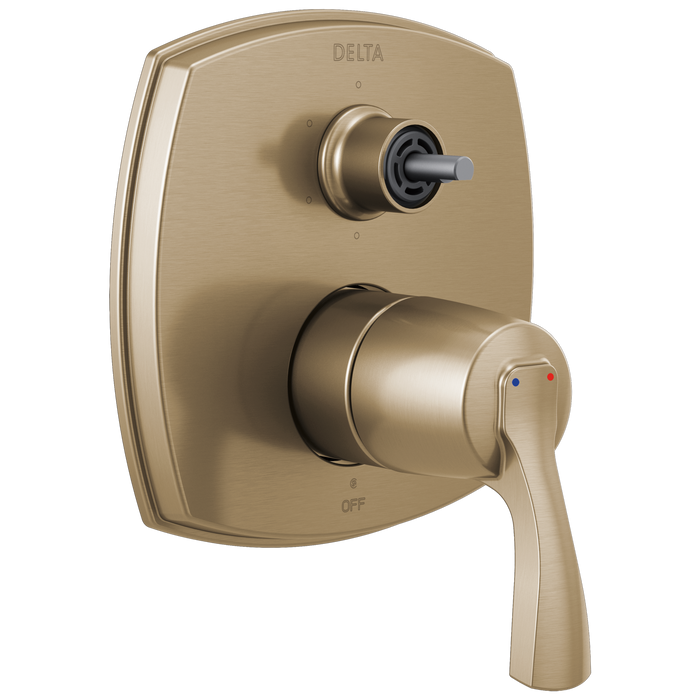 Delta T24976-LHP Stryke 14 Series Integrated Diverter Trim with Six Function Diverter Less Diverter Handle