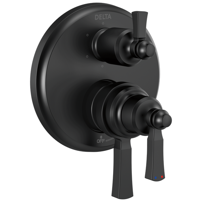 Delta Delta Dorval™: Traditional 2-Handle Monitor 17 Series Valve Trim with 6 Setting Diverter