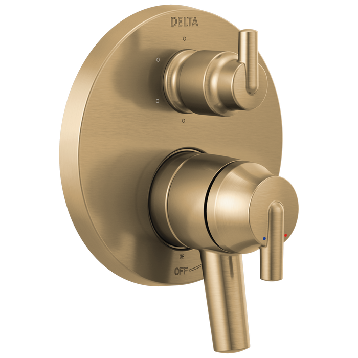 Delta Delta Trinsic: Contemporary Monitor 17 Series Valve Trim with 6-Setting Integrated Diverter