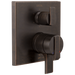 Delta Ara Angular Modern Monitor 17 Series Valve Trim with 6-Setting Integrated Diverter