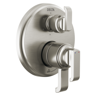Delta Tetra: 17 Series Integrated Diverter Trim with 6-Setting