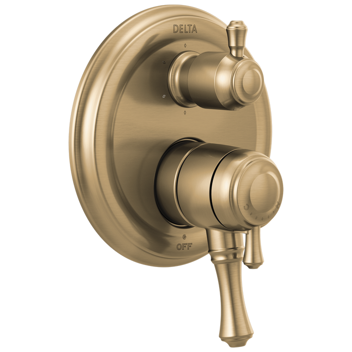 Delta Delta Cassidy™: Traditional Monitor 17 Series Valve Trim with 6-Setting Integrated Diverter