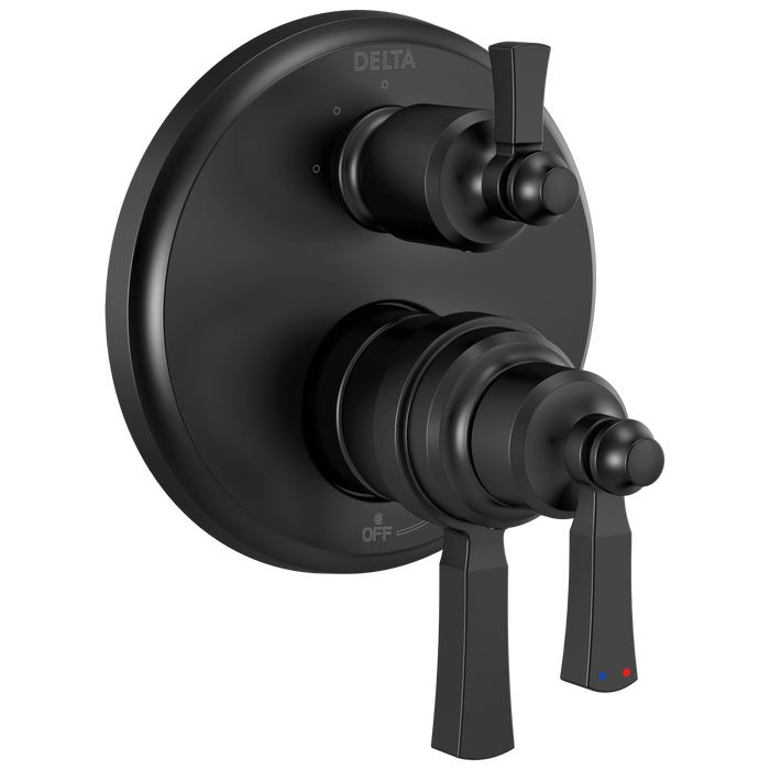 Delta Dorval™: Traditional 2-Handle Monitor 17T Series Valve Trim with 3 Setting Diverter