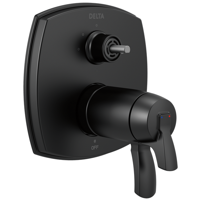 Delta T27T876-LHP Stryke 17 Thermostatic Integrated Diverter Trim with Less Diverter Handle