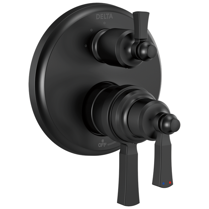 Delta Delta Dorval™: Traditional 2-Handle Monitor 17T Series Valve Trim with 6 Setting Diverter
