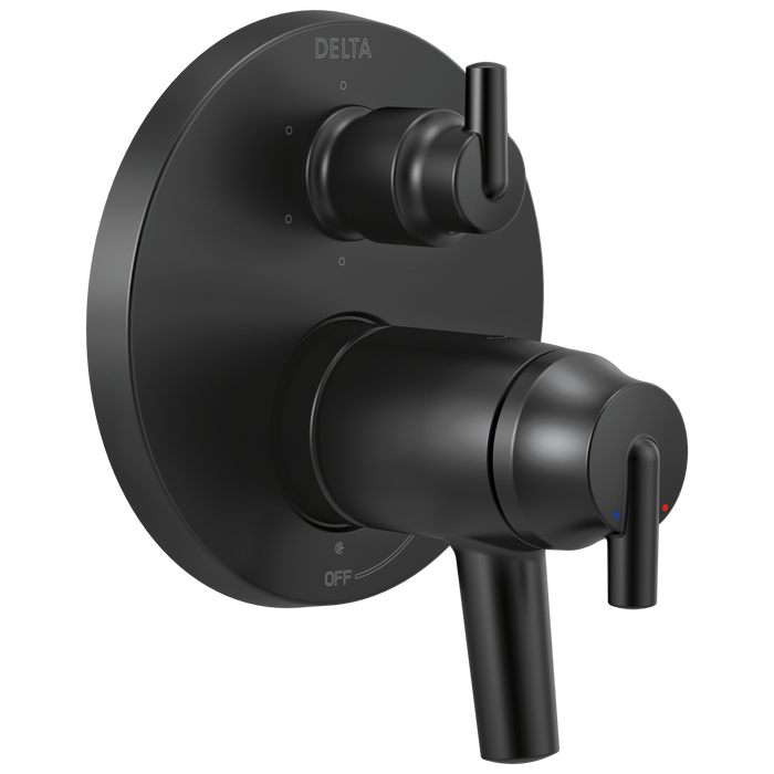 Delta Trinsic: Contemporary TempAssure 17T Series Valve Trim with 6-Setting Integrated Diverter