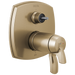 Delta T27T976-LHP Stryke 17 Thermostatic Integrated Diverter Trim with Six Function Diverter Less Diverter Handle
