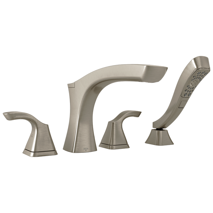 Delta Tesla Roman Tub with Hand Shower Trim