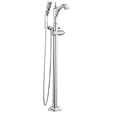 Load image into Gallery viewer, Delta Delta Dorval™: Single Handle Floor Mount Tub Filler Trim - Less Handle
