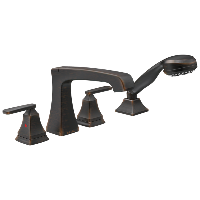 Delta Ashlyn Roman Tub with Hand Shower Trim