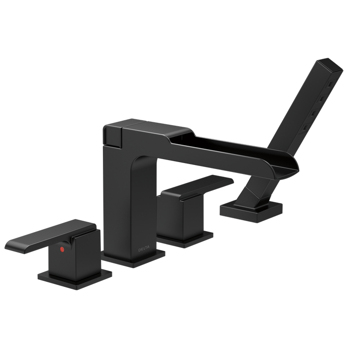 Delta T4768 Ara Channel Roman Tub with Hand Shower Trim