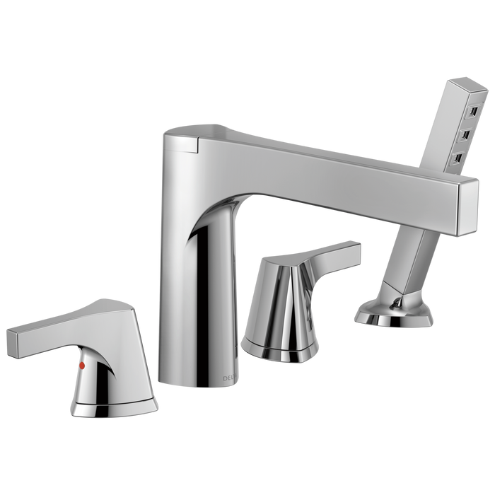Delta Zura: Roman Tub with Hand Shower Trim
