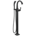 Delta Stryke: Single Handle Floor Mount Tub Filler Trim
