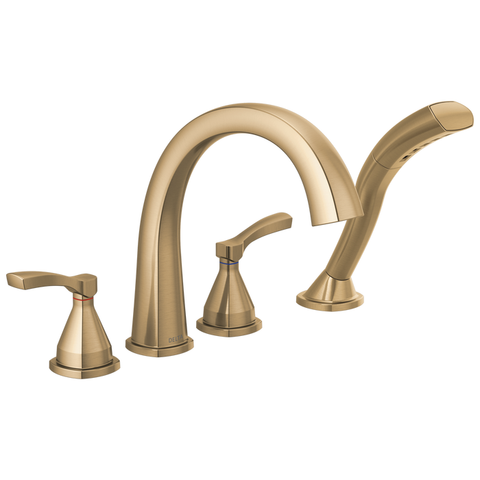 Delta Stryke: Four Hole Roman Tub Trim