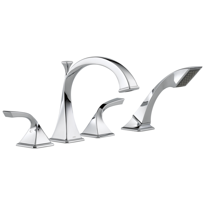 Brizo Virage: Roman Tub Trim with Hand Shower