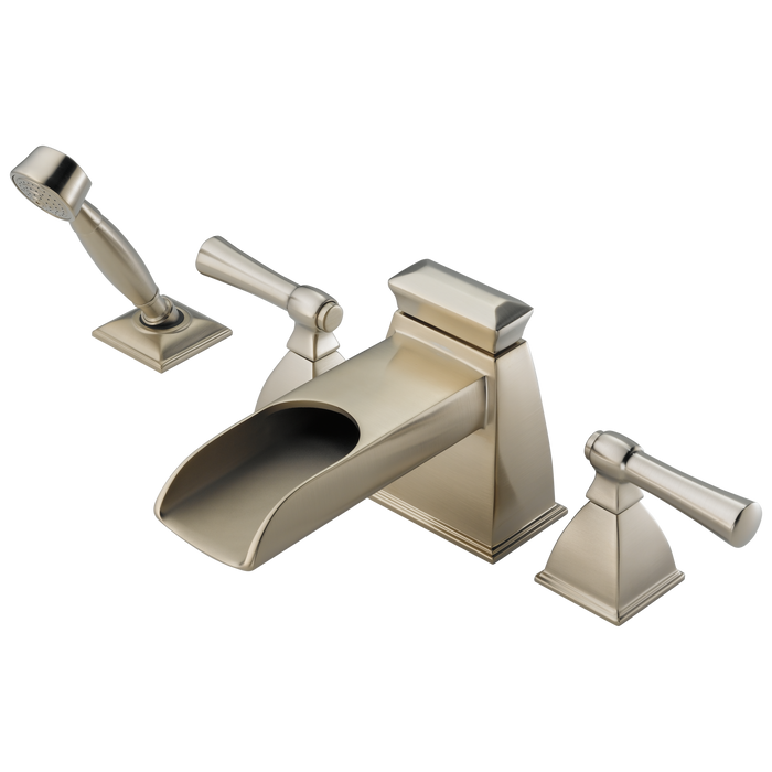Brizo Vesi: Roman Tub Trim with Hand Shower