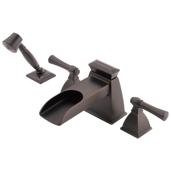 Brizo Vesi: Roman Tub Trim with Hand Shower