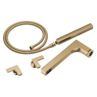 Brizo Kintsu: Two-Handle Tub Filler Trim Kit With Cross Handles