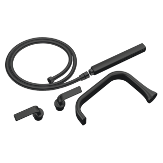 Brizo Allaria: Two-Handle Tub Filler Trim Kit with Twist Lever Handles