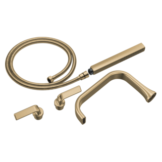 Brizo Allaria: Two-Handle Tub Filler Trim Kit with Twist Lever Handles