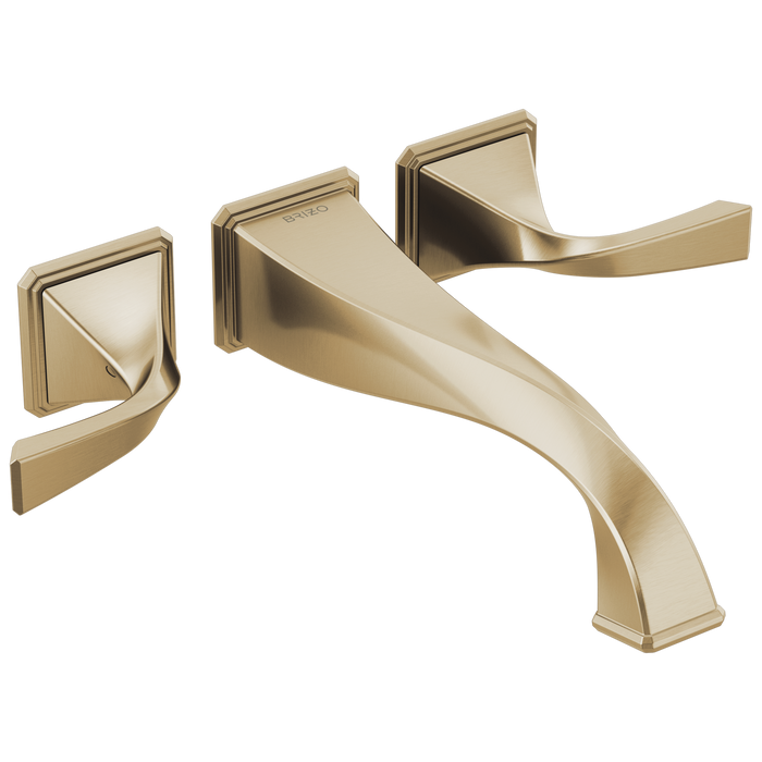Brizo Virage: Two-Handle Wall Mount Tub Filler
