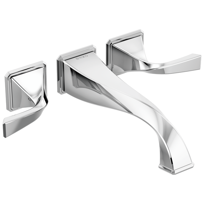 Brizo Virage: Two-Handle Wall Mount Tub Filler