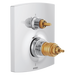 Brizo Kintsu: TempAssure Thermostatic Valve with Integrated 3-Function Diverter Trim - Less Handles