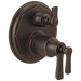 Brizo Rook: TempAssure Thermostatic Valve with 3-Function Diverter Trim