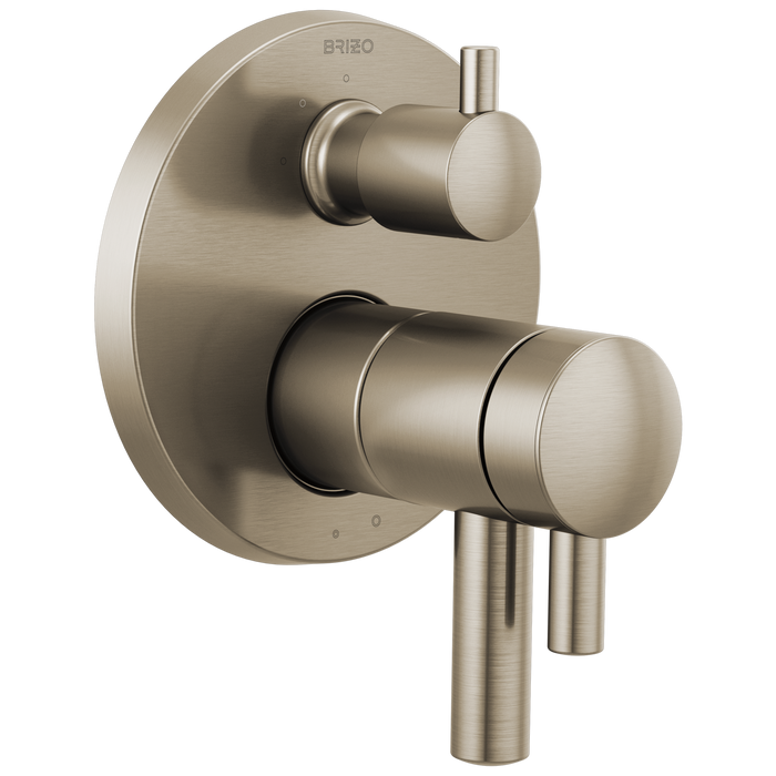 Brizo Brizo Odin: TempAssure Thermostatic Valve with Integrated 3-Function Diverter Trim