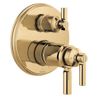 Brizo Invari: Tempassure Thermostatic Valve With Integrated 3-Function Diverter Trim