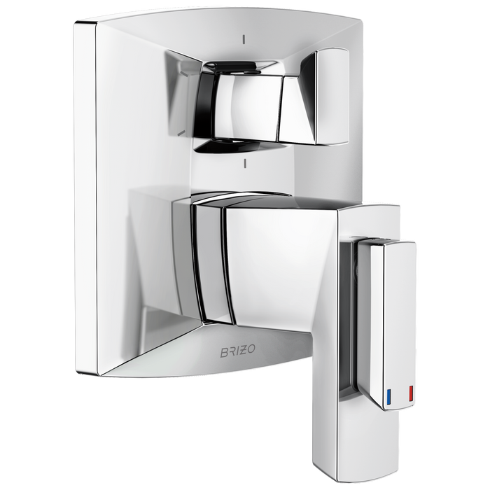 Brizo Vettis: Tempassure Thermostatic Valve With Integrated 6-Function Diverter Trim