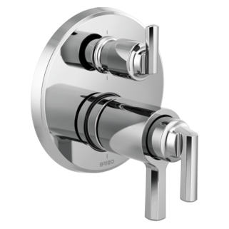 Brizo Levoir: Tempassure Thermostatic Valve With Integrated 6-Function Diverter Trim