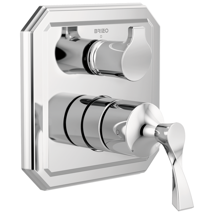 Brizo Virage: Pressure Balance Valve with Integrated 3-Function Diverter Trim