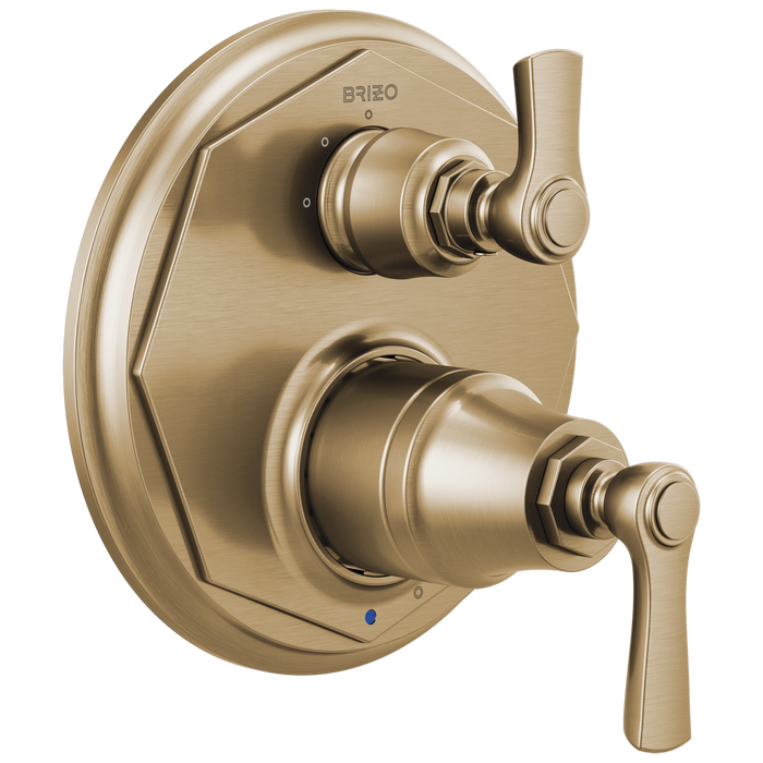Brizo Brizo Rook: Pressure Balance Valve with Integrated 3-Function Diverter Trim