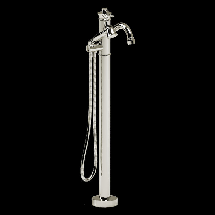 Riobel TAT39 Retro Single Hole Floor Mount Tub Filler Trim