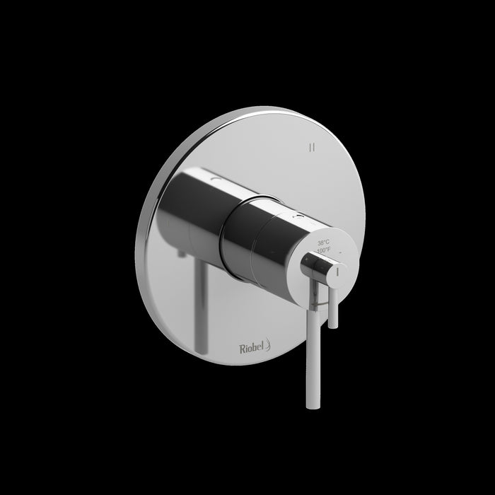 Riobel TCSTM47 CS 1/2" Therm & Pressure Balance Trim with 3 Functions