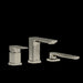 Riobel TEQ16 Equinox 3-Hole Deck Mount Tub Filler Trim