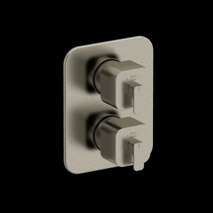 Riobel TEQ46 Equinox 3/4" Therm & Pressure Balance Trim with 6 Functions