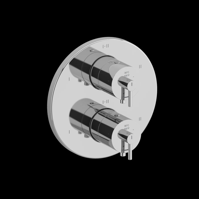 Riobel TGS46 GS 3/4" Therm & Pressure Balance Trim with 6 Functions