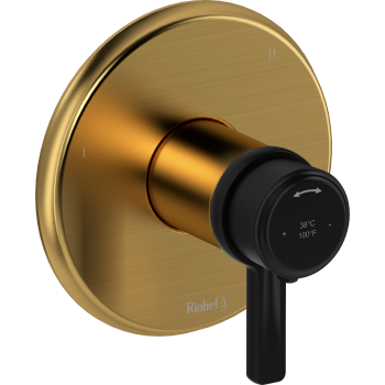 Riobel TMMRD45 Momenti 1/2" Therm & Pressure Balance Trim with 5 Functions