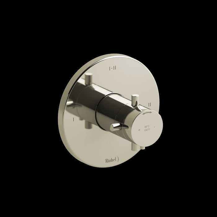 Riobel TPATM23 Pallace 1/2" Therm & Pressure Balance Trim with 3 Functions