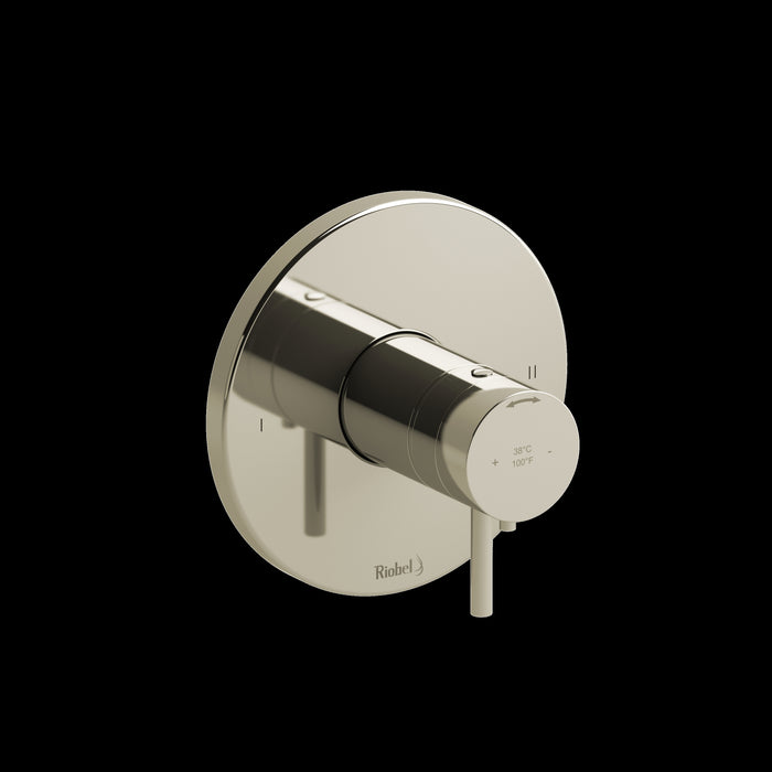 Riobel TPATM44 Pallace 1/2" Therm & Pressure Balance Trim with 2 Functions