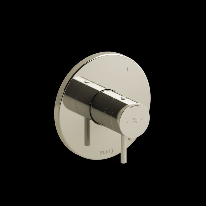 Riobel TPATM47 Pallace 1/2" Therm & Pressure Balance Trim with 3 Functions