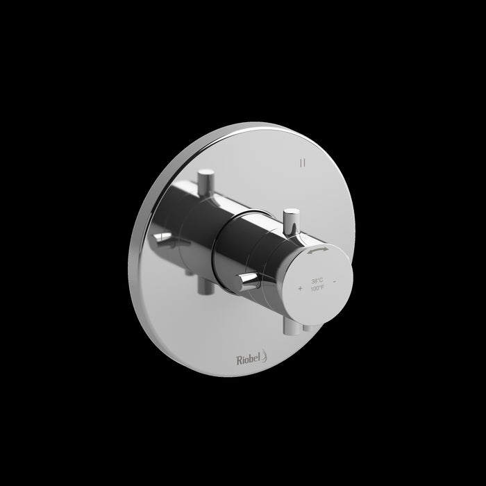 Riobel TPATM47 Pallace 1/2" Therm & Pressure Balance Trim with 3 Functions