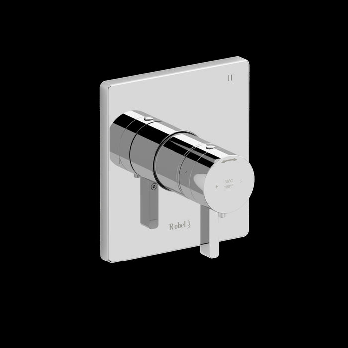 Riobel TPXTQ45 Paradox 1/2" Therm & Pressure Balance Trim with 5 Functions