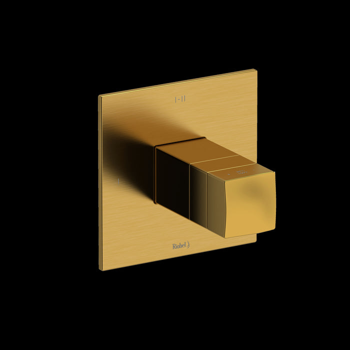 Riobel TRF23 Reflet 1/2" Therm & Pressure Balance Trim with 3 Functions