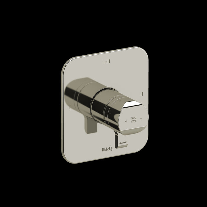 Riobel TSA23 Salomé 1/2" Therm & Pressure Balance Trim with 3 Functions