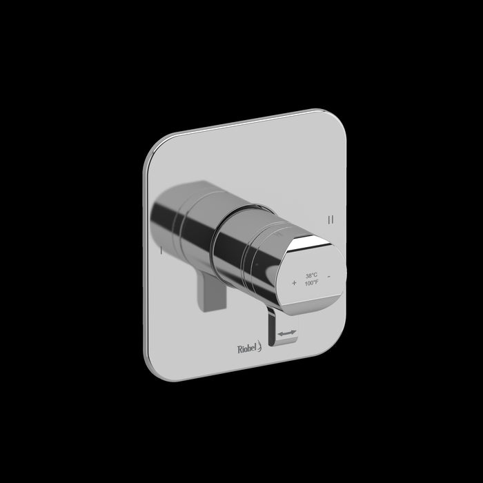 Riobel TSA44 Salomé 1/2" Therm & Pressure Balance Trim with 2 Functions