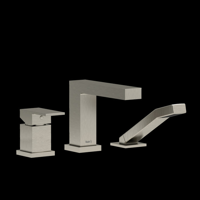 Riobel TUS16 Kubik 3-Hole Deck Mount Tub Filler Trim