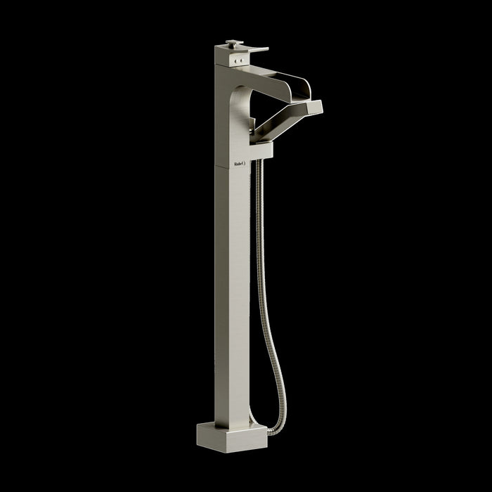 Riobel TZOOP37 Zendo Single Hole Floor Mount Tub Filler Trim with Trough